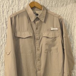Habit: Men’s Fourche Mountain River Guide Fishing Shirt, Pockets, Size: M