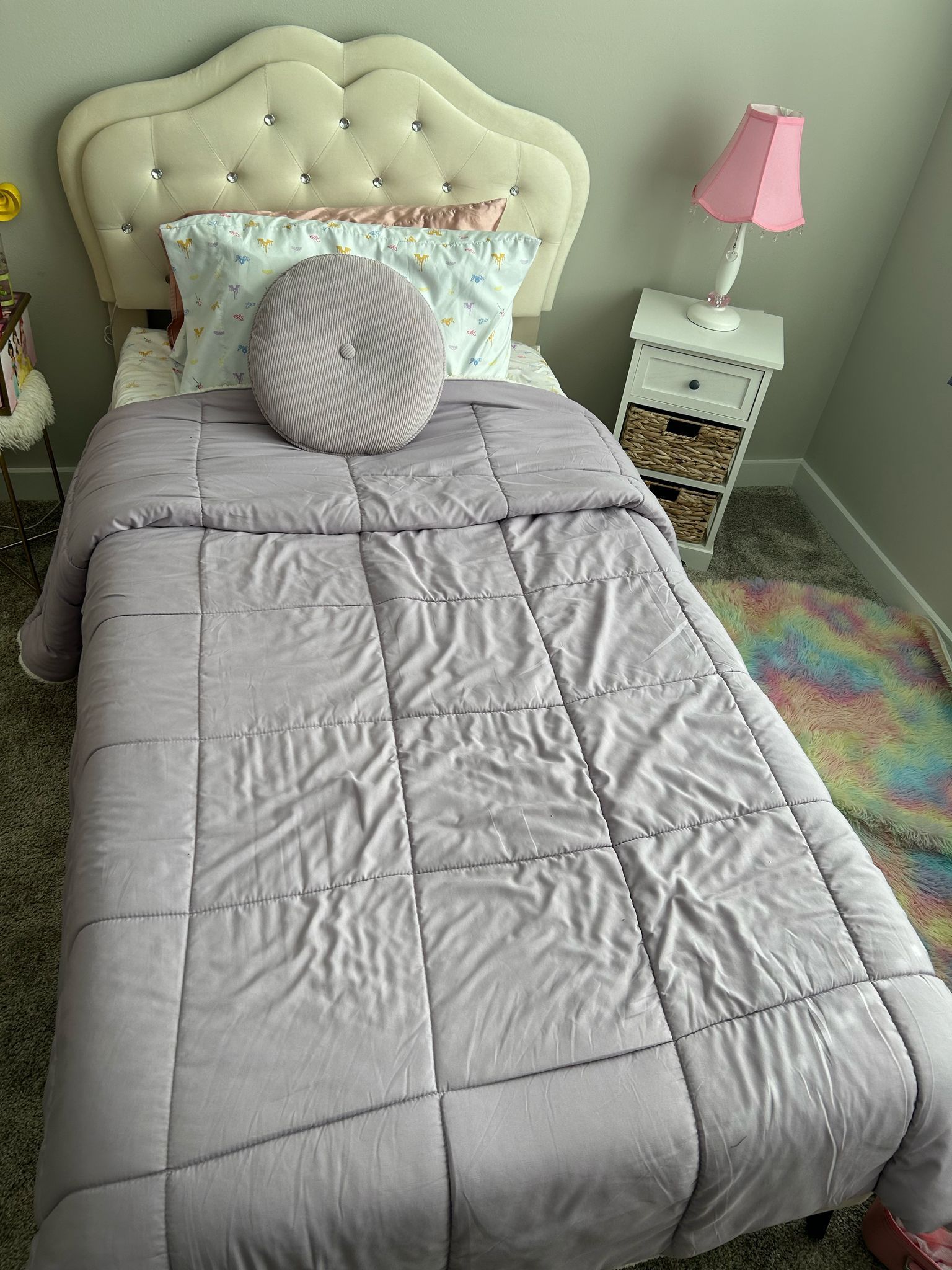 Twin Bed With LED