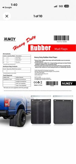 Mud Flaps 12"x 15" Semi Truck Trailer HEAVY DUTY 4MM Thick RUBBER 1 Pair US 🔥🔥