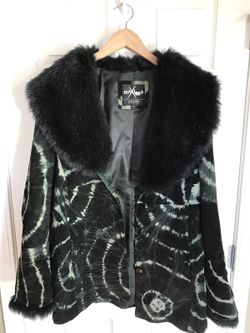 Leather Jacket with Fur lg