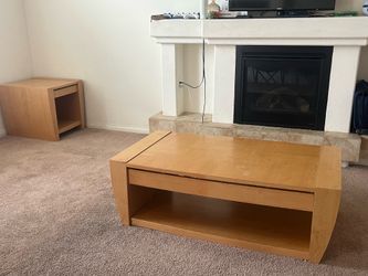 Oversized Coffee Table and End Table