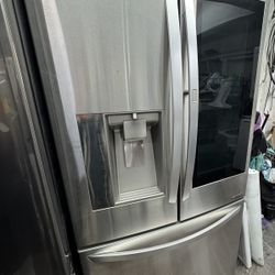 Lg French Door Stainless Steel Instant View Refrigerator