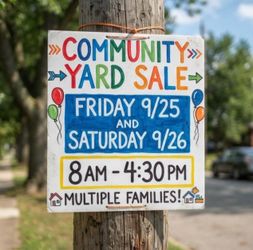 Community Garage Sale - yard sales