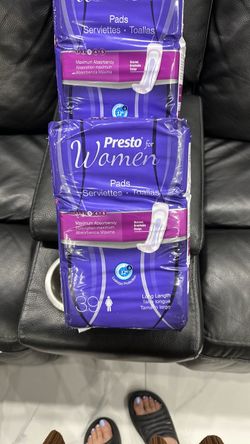 Presto for Women Maximum Absorbency Pads 39ct (3Packs)