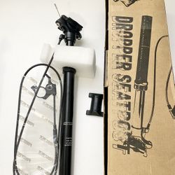 Bibike Dropper Post 27.2/30.4/30.9/31.6mm x 440mm Length 125mm Travel Remote External Cable