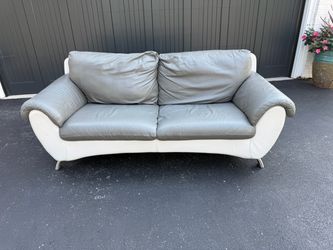 Leather sofa