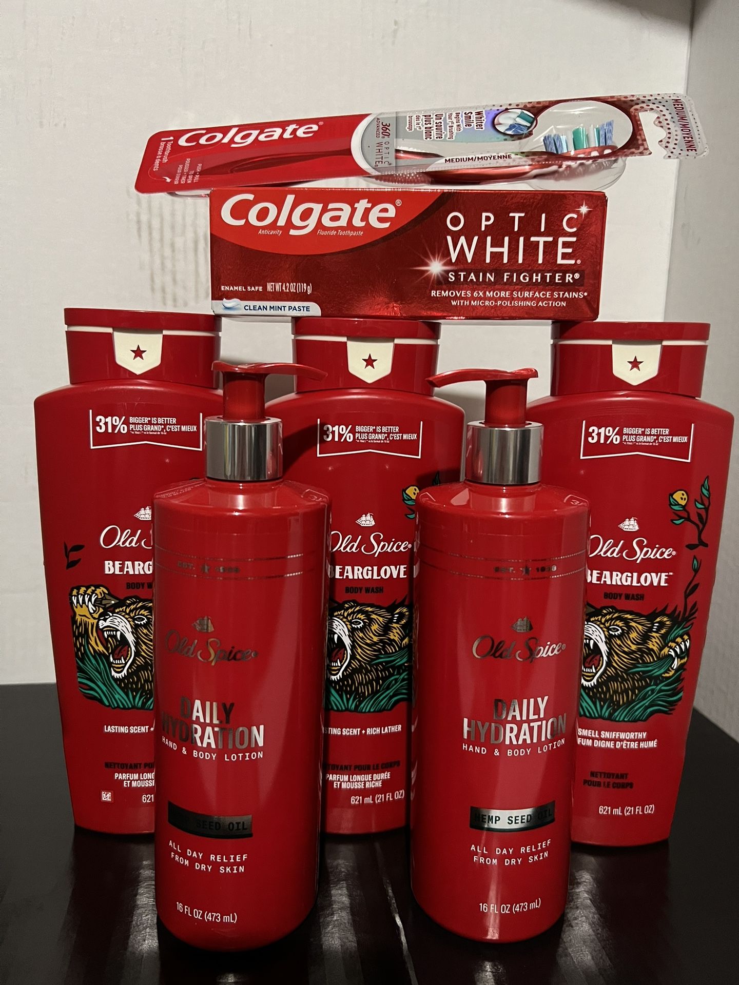 Old Spice Body Lotion and Body Wash Bundle New Unopened  