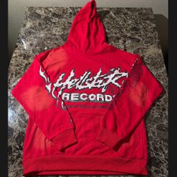 Red Hellstar Records hoodie Size L