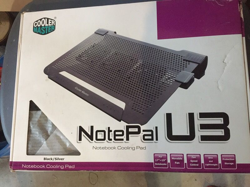 NotePal U3 cooling pad for 17-19" notebooks