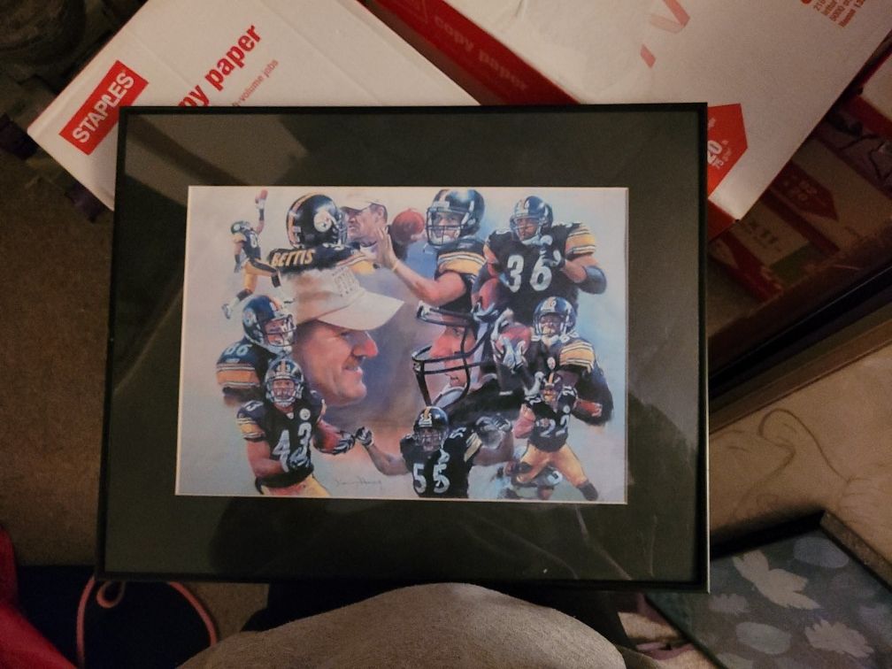 Vintage Steeler Art