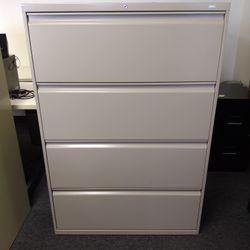 OFFICE/HOME FILE CABINET 4 DRAWERS LATERAL FILE HON