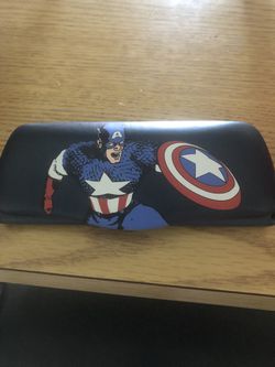 Captain America kids glasses case
