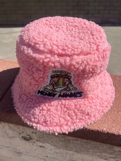 Pink Fuzzy Money Maniacs Bucket Hat