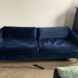All Modern Couch. Navy Blue . 