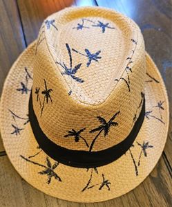 Fedora Hat With Palm Trees