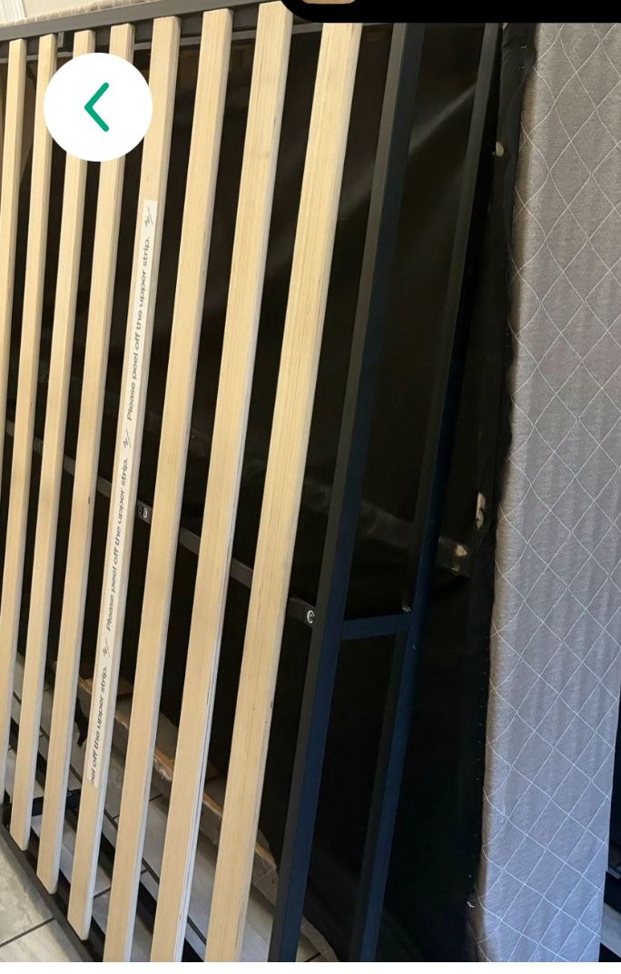 Queen Bedframe And Spring Box