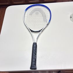 Head Ti Conquest Nano Titanium Tennis Racket - 4 1/2” Handle Blue/White