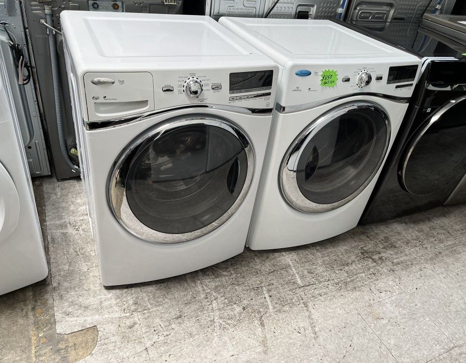WHIRLPOOL DUET FRONT LOAD WASHER DRYER SET M9 for Sale in Dallas, TX OfferUp