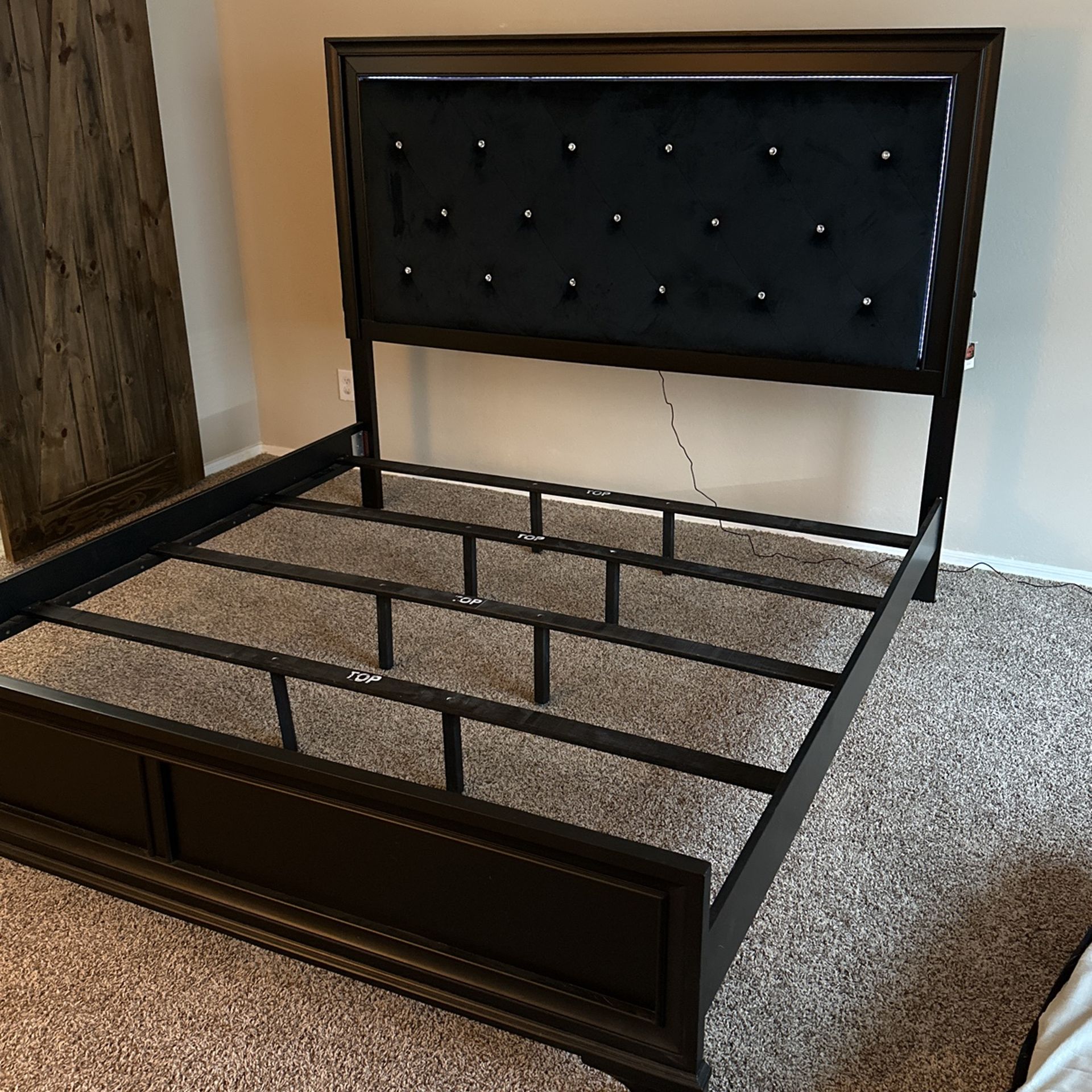 King Size Bed Frame With Lights