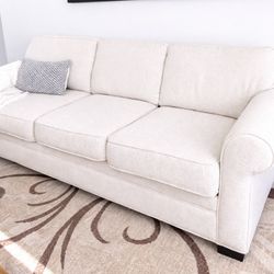 “Cream Sofa – Clean, Comfortable, Modern Look”