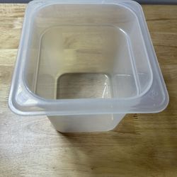 Cambro 66PP Translucent Food Pan 1/6 Size 6” Deep Polypropylene 2 Qt NSF USA