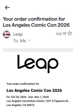 Comicon ticket