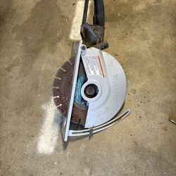 Makita 14” SJS Angle Cutter – Heavy Duty Concrete/Tile Saw