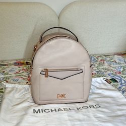 Michael Kors Michael Kors Jessa Pebble Convertible Leather Backpack