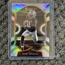 Select Henry Ruggs NFL Card No.58 