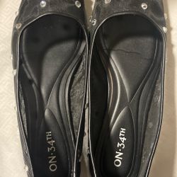 Black mesh sparkle ballet size 6.5