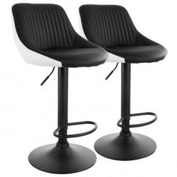 Set of 2 Adjustable Bar Stools