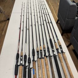 Bait caster/ bait casting rods, see description for details and prices