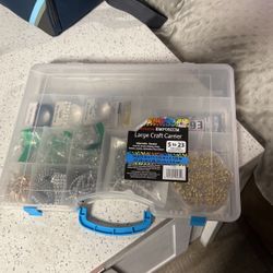 Bead Buttons And Floss 