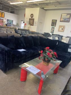 Black sectional