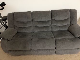 Ashley manual recliner sofa