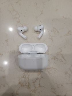 Airpods Pro Gen 2 (Used) With Replacement Memory Foam Tips