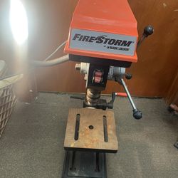 Fire Storm Black Decker Drill Press W/ Light FS300DP Type 1 