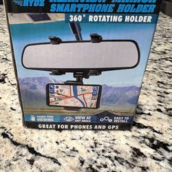 Rearview Mirror Smartphone Holder