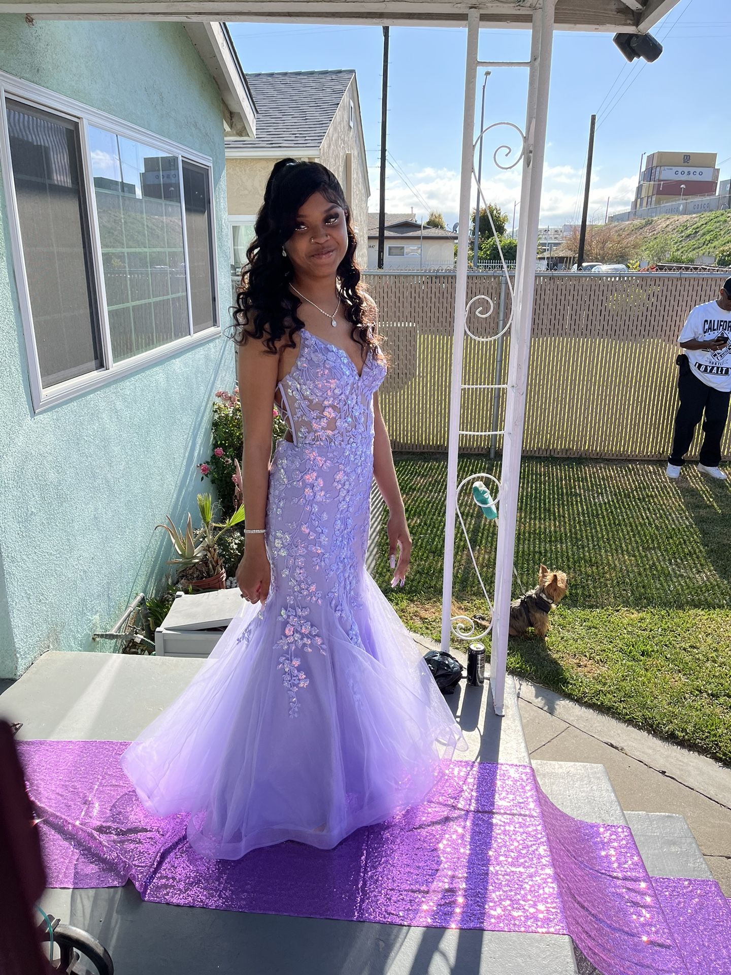 Lavender Mermaid Dress. Small In Size