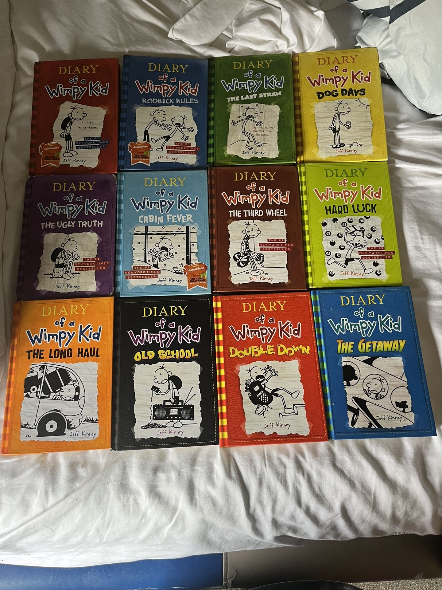 Diary Of A Wimpy Kid Set 1-12 (Hard Cover)