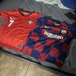 Jerseys(size 6/7 year old kids)