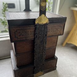 Antique China Food Basket 