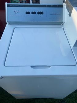 Whirlpool Commercial Coins Operating Washer Machine