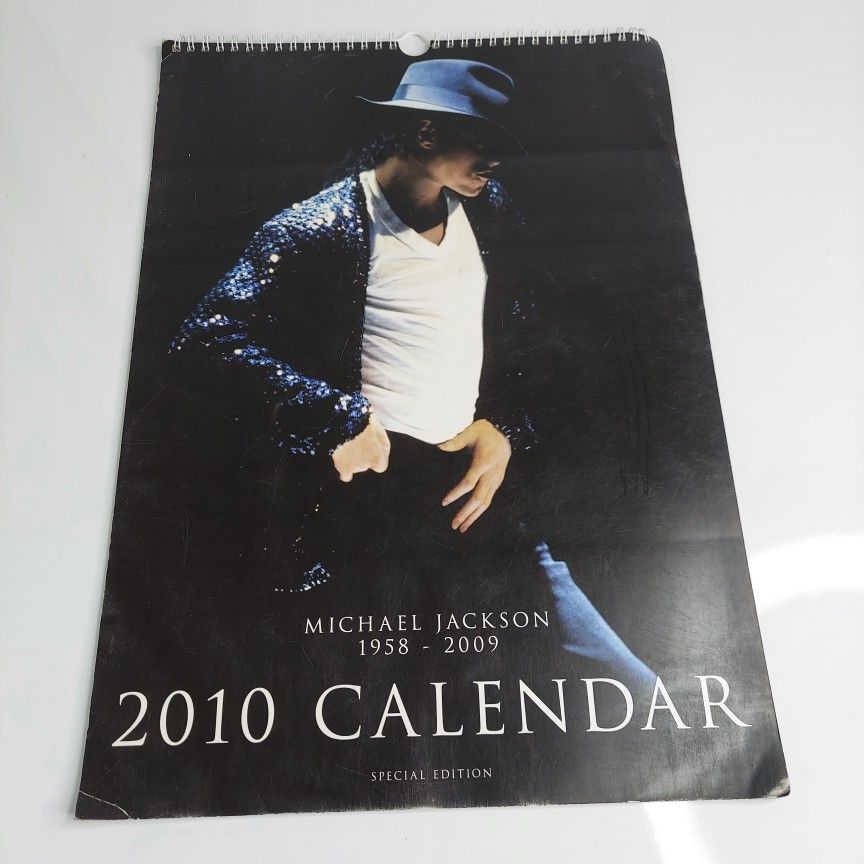 2010 MICHAEL JACKSON CALENDAR.