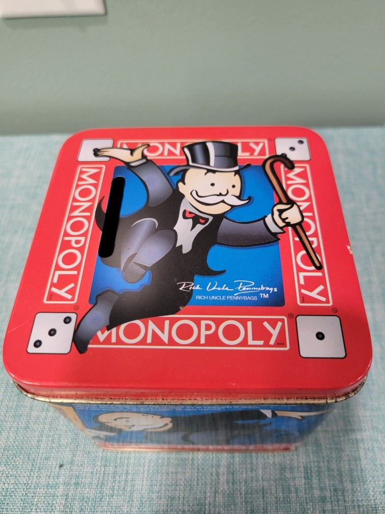 Monopoly Metal Piggy Bank
