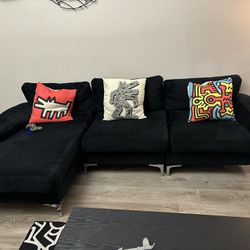 Like New Black Couch 