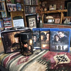 Twilight metal lunchbox and thermos with three new Blu-rays