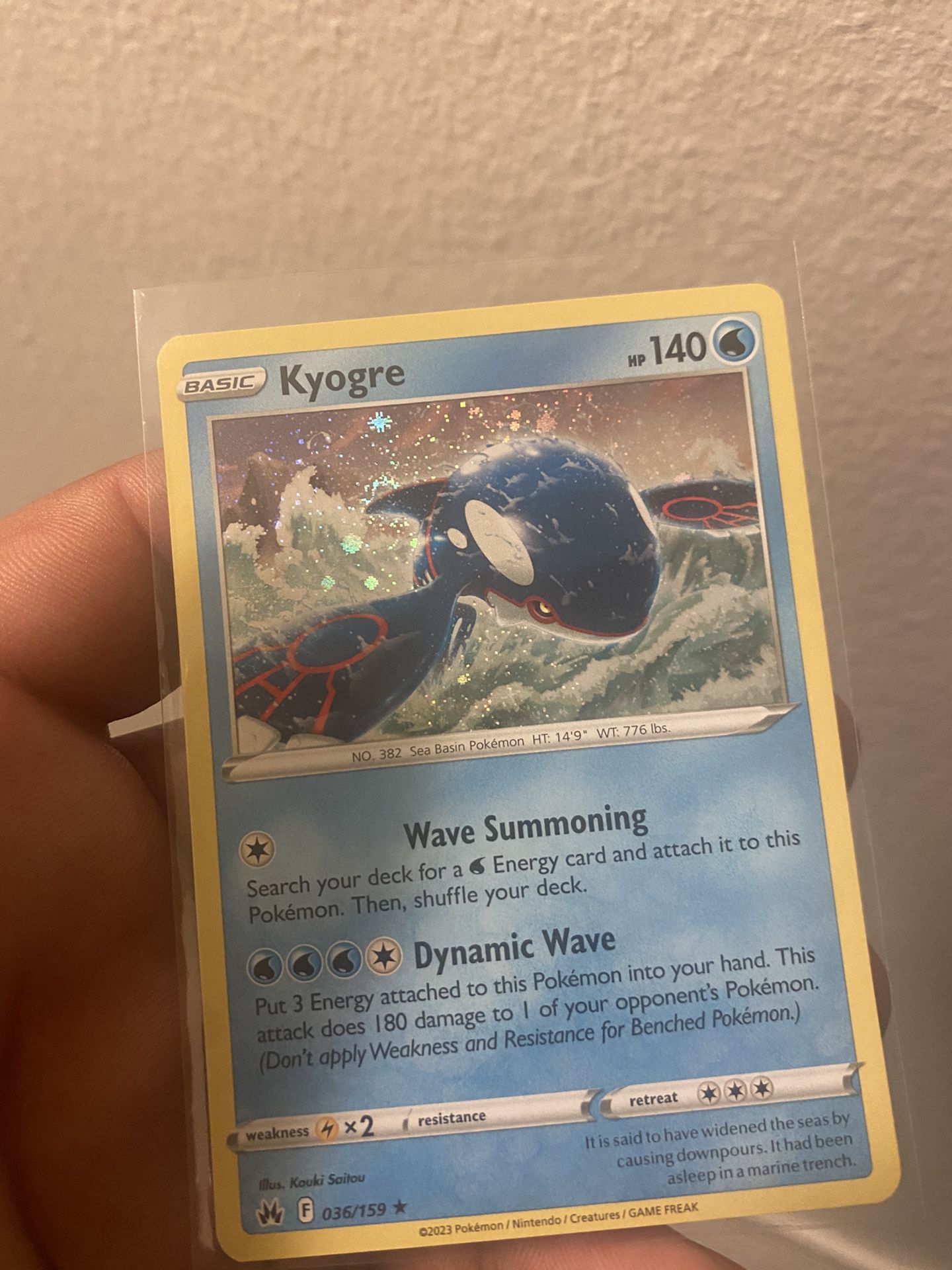 Pokémon Holo Kyogre