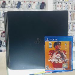 PS4 Pro With Game Included 