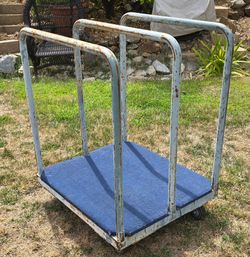 Rolling 3 Bar Extra Heavy Duty Panel Cart